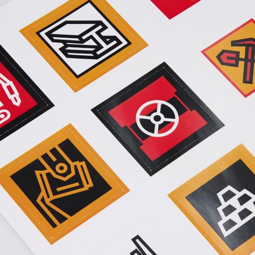 Стикерпак бумажный Industry; - купить необычные подарки в Воронеже