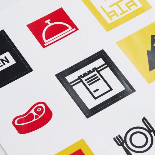 Стикерпак бумажный Industry; - купить необычные подарки в Воронеже