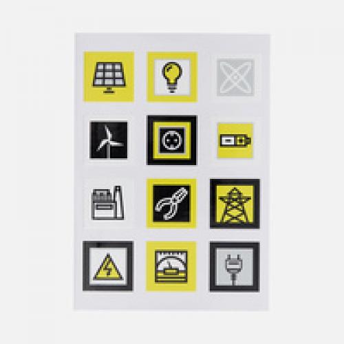 Стикерпак UV-DTF Industry, энергетика