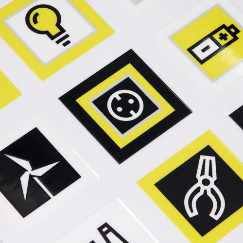 Стикерпак UV-DTF Industry; - купить необычные подарки в Воронеже