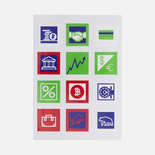 Стикерпак UV-DTF Industry; - купить бизнесс-сувениры в Воронеже