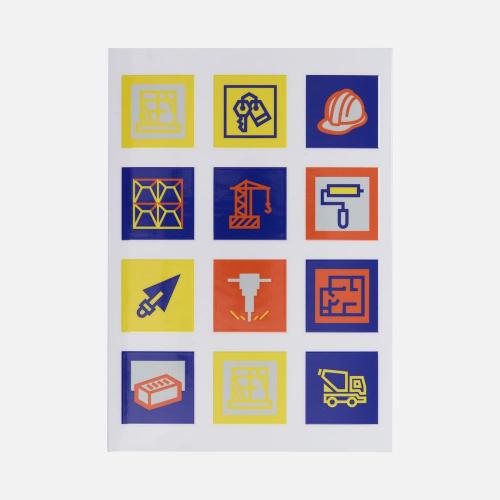 Стикерпак UV-DTF Industry; - купить бизнесс-сувениры в Воронеже