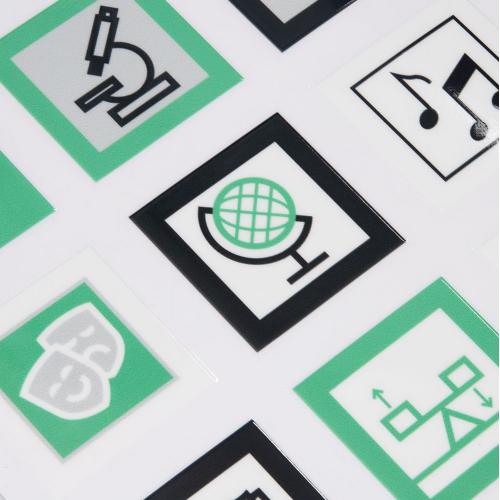 Стикерпак UV-DTF Industry; - купить необычные подарки в Воронеже