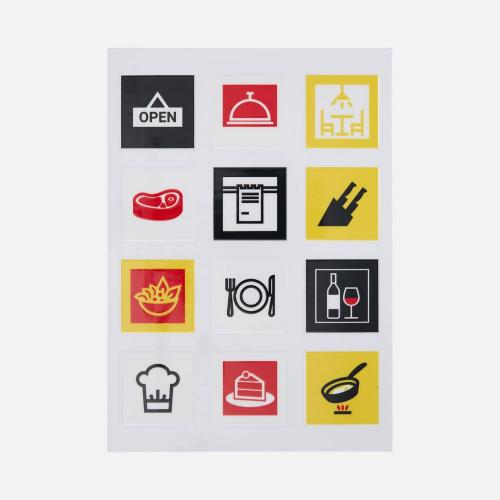 Стикерпак UV-DTF Industry; - купить бизнесс-сувениры в Воронеже