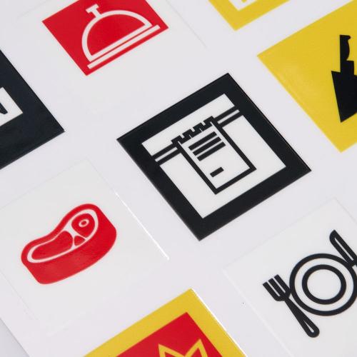 Стикерпак UV-DTF Industry; - купить необычные подарки в Воронеже