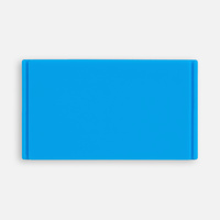 Лейбл из ПВХ Dzeta, M, голубой