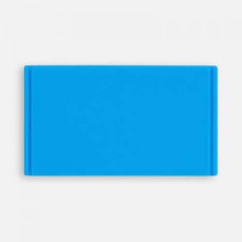 Лейбл из ПВХ Dzeta, M, голубой