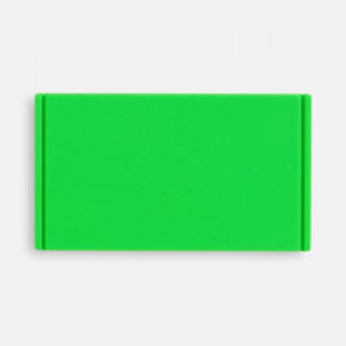 Лейбл из ПВХ Dzeta, M, зеленый неон