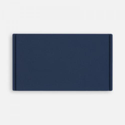 Лейбл из ПВХ Dzeta, M, темно-синий