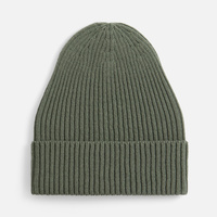 Шапка Catch Match без помпона, зеленая (полынь)