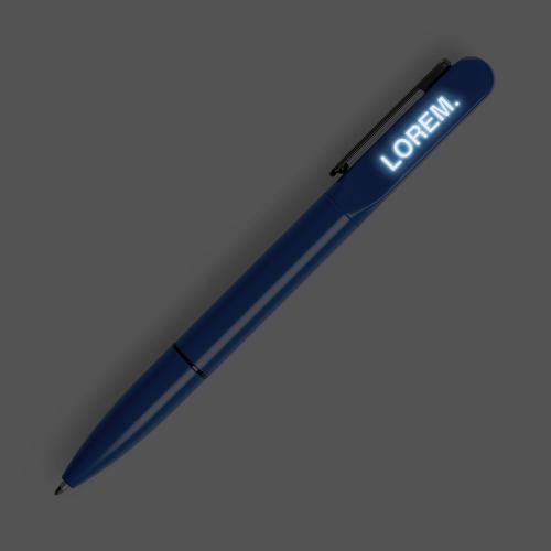 Ручка шариковая Lucenti с подсветкой логотипа, в футляре; - купить необычные подарки в Воронеже