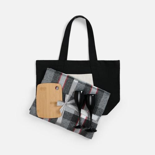 Набор Festin с серым пледом; - купить необычные подарки в Воронеже