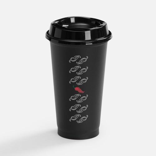 Стакан с крышкой Color Cap, ver.2; - купить подарки с логотипом в Воронеже