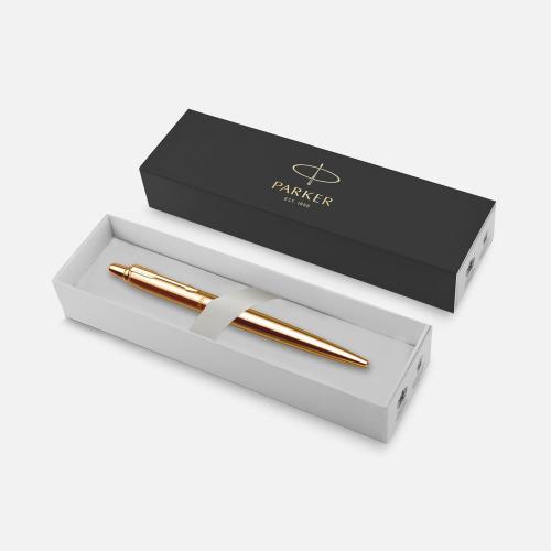 Ручка шариковая Parker Jotter Gold GT; - купить именные сувениры в Воронеже