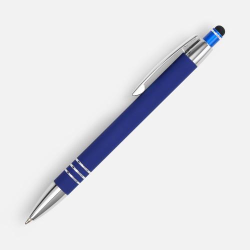 Ручка шариковая Sansen Soft Touch со стилусом; - купить необычные подарки в Воронеже