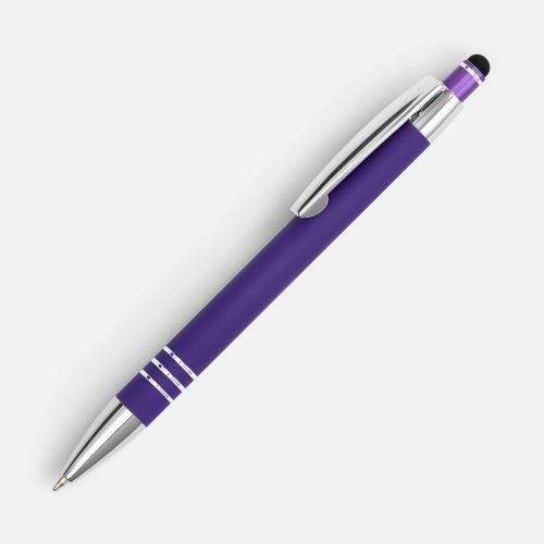 Ручка шариковая Sansen Soft Touch со стилусом; - купить бизнесс-сувениры в Воронеже