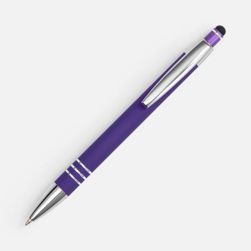 Ручка шариковая Sansen Soft Touch со стилусом; - купить необычные сувениры в Воронеже