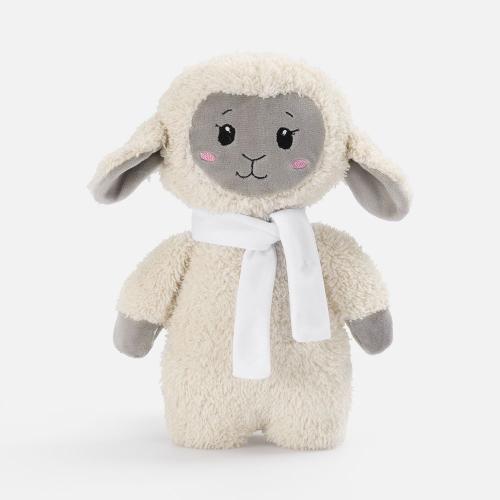Мягкая игрушка Beastie Toys, овечка с белым шарфом; - купить бизнесс-сувениры в Воронеже