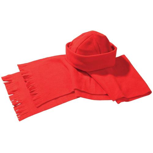 Комплект Unit Fleecy: шарф и шапка; - купить бизнесс-сувениры в Воронеже