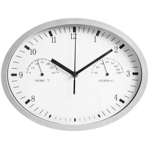 Часы настенные Insert3 с термометром и гигрометром; - купить необычные подарки в Воронеже