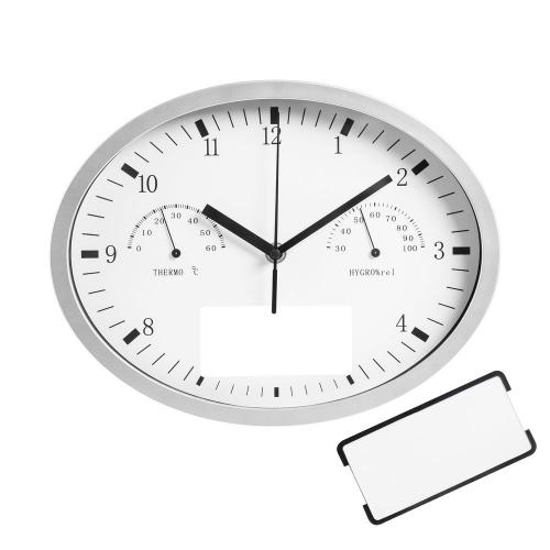 Часы настенные Insert3 с термометром и гигрометром; - купить бизнесс-сувениры в Воронеже