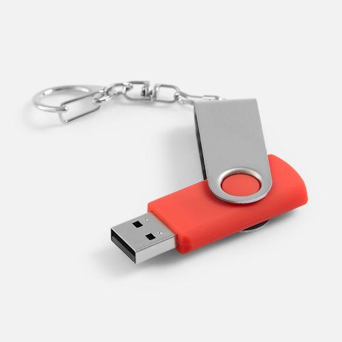 Флешка Twist, красная; - купить необычные подарки в Воронеже