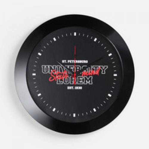 Часы настенные Vivid Large, черные