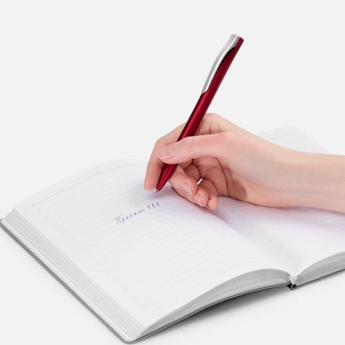 Ручка шариковая Pin Silver; - купить именные сувениры в Воронеже