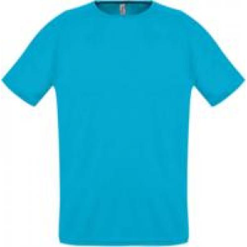 Футболка унисекс Sporty 140, бирюзовая