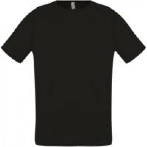 Футболка унисекс Sporty 140, черная