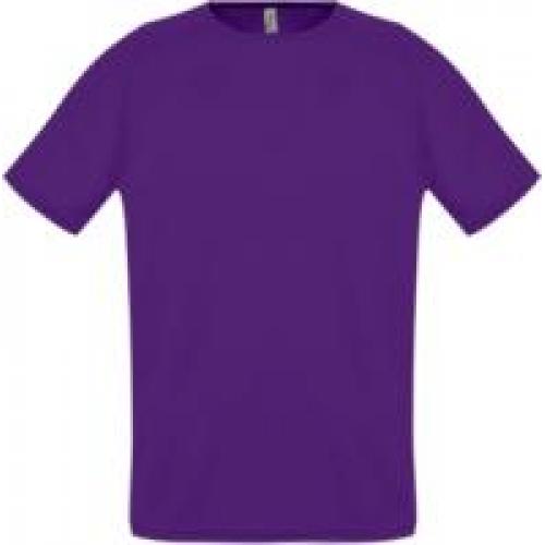 Футболка унисекс Sporty 140 темно-фиолетовая