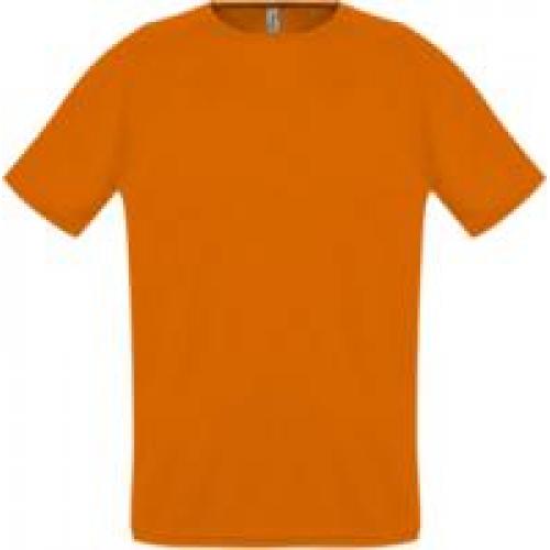 Футболка унисекс Sporty 140, оранжевая