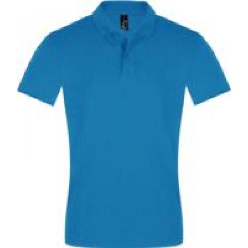 Рубашка поло мужская Perfect Men 180 бирюзовая