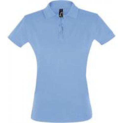 Рубашка поло женская Perfect Women 180 голубая