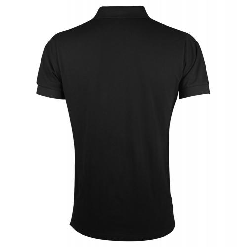 Рубашка поло мужская Portland Men 200 черная; - купить необычные подарки в Воронеже