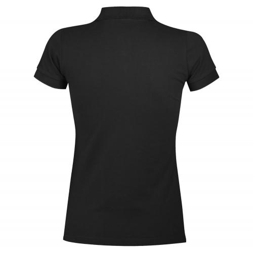 Рубашка поло женская Portland Women 200 черная; - купить необычные подарки в Воронеже