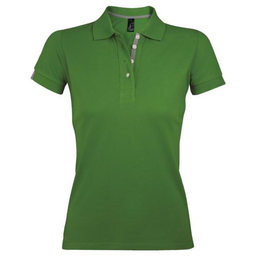 Рубашка поло женская Portland Women 200 зеленая; - купить бизнесс-сувениры в Воронеже
