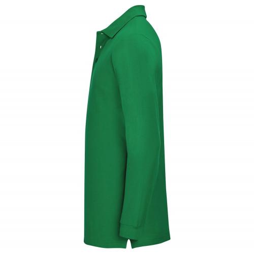 Рубашка поло мужская с длинным рукавом Winter II 210 ярко-зеленая; - купить необычные сувениры в Воронеже