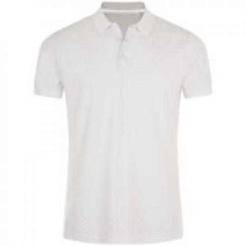 Рубашка поло мужская Brandy Men, белая с темно-синим