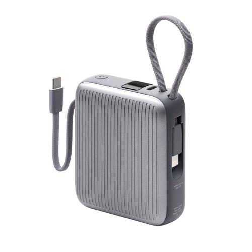 Внешний АКБ NRG Turbo Cable 10000 mAh, 22,5Вт, графит; - купить необычные подарки в Воронеже