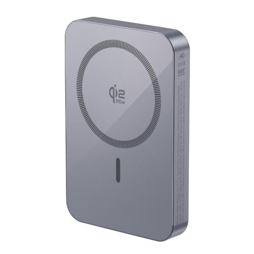 Внешний АКБ NRG Max Qi2.2 10000 мА-ч, 25Вт MageSafe, серый; - купить необычные подарки в Воронеже