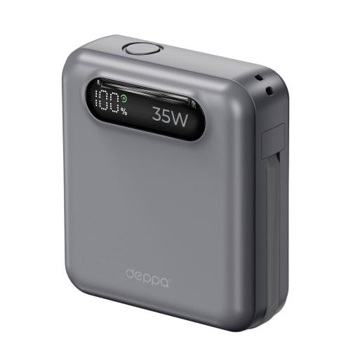 Внешний АКБ NRG Turbo Cable 10000 mAh, 35Вт, графит; - купить именные сувениры в Воронеже