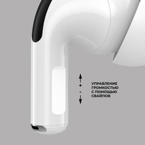 Беспроводные наушники с микрофоном Air Pro 2 ANC, TWS, BT 5.3, 300 мАч, ANC, QI, белый; - купить необычные сувениры в Воронеже
