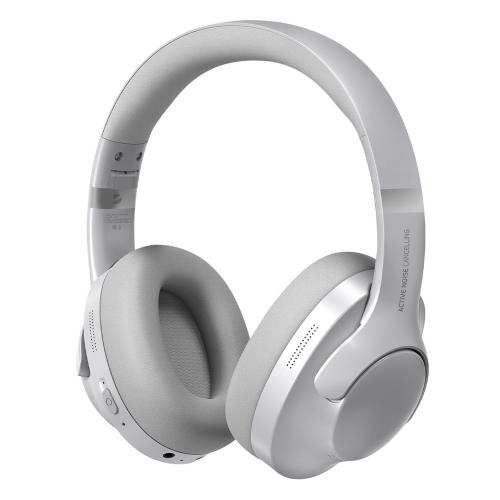 Беспроводные накладные наушники Stereo Ultra ANC, BT 5.4, ANC/ENC, 500мАч, серебристый; - купить необычные подарки в Воронеже