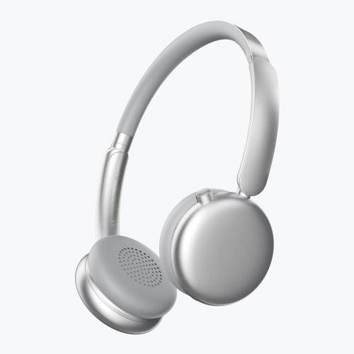 Беспроводные накладные наушники Stereo Light, BT 5.4, 300 мАч, cеребристый; - купить необычные подарки в Воронеже