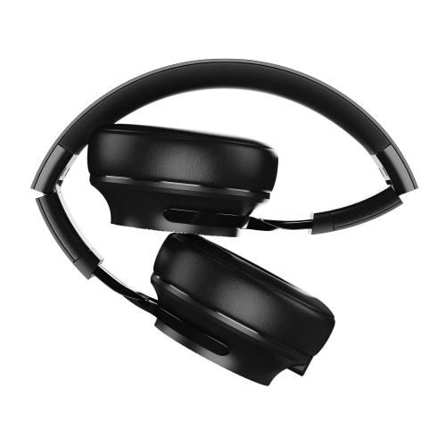 Беспроводные накладные наушники Stereo Style, BT 5.3, 400мАч, черный; - купить подарки с логотипом в Воронеже