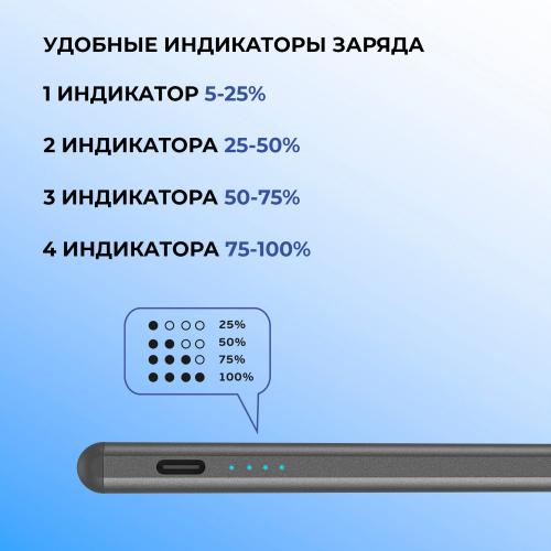 Стилус активный Magic Pencil Pro для iPad, графит; - купить подарки с логотипом в Воронеже