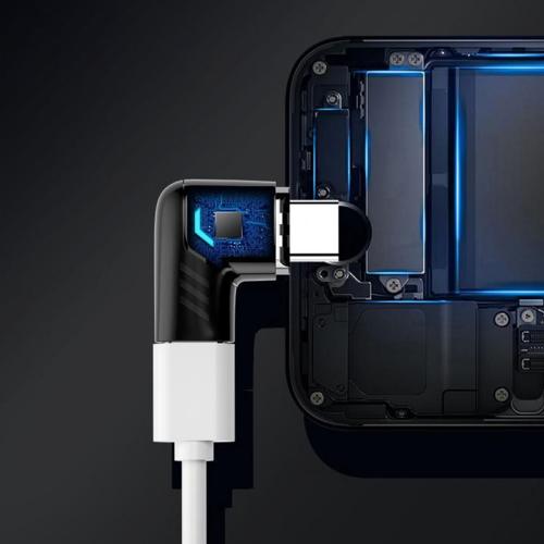 Адаптер USB-С - USB-C, магнитный, белый; - купить именные сувениры в Воронеже