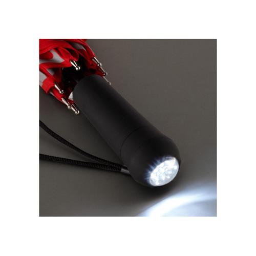 Зонт-трость 7571 Safebrella с фонариком и светоотражающими элементами, полуавтомат; - купить необычные сувениры в Воронеже