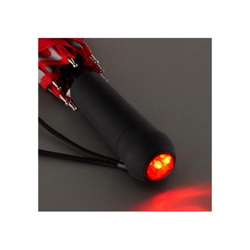 Зонт-трость 7571 Safebrella с фонариком и светоотражающими элементами, полуавтомат; - купить именные сувениры в Воронеже